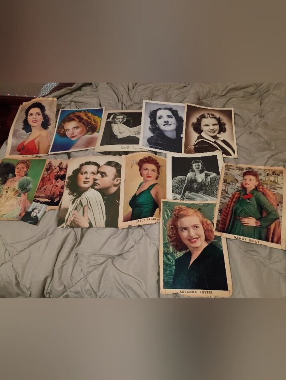 1930s Scrapbook Magazine Images and Prints Including Bette Davis & Judy Garland